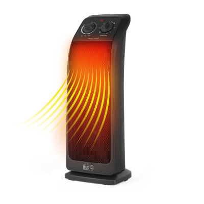 Black+Decker 22 Ceramic Heater For Horizontal or Vertical Use, Color: Black  - JCPenney