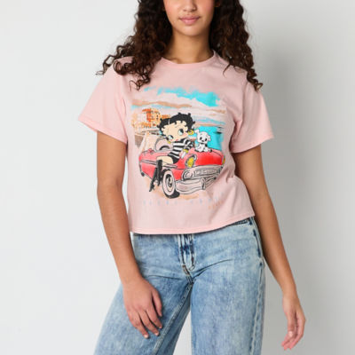 Tシャツ・カットソー ULKIN CANVAS Betty Boop Original Tight Ringer Short Sleeve T image_f405ef3c-beff-4b0d-8dd3-