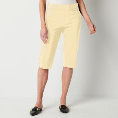 Liz Claiborne Alyssa Mid Rise Cropped Pants - JCPenney