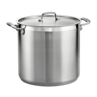 Mesa Mia Stainless Steel 20-qt. Stockpot with Steamer Insert