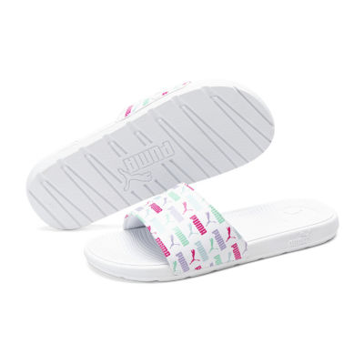 Puma slides hot sale women