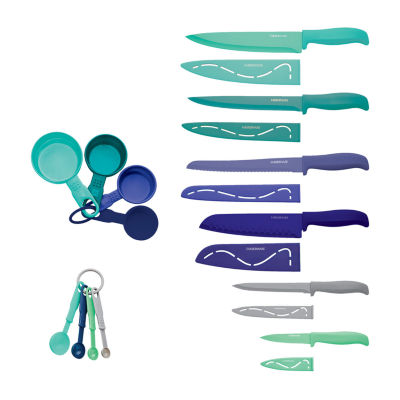 Farberware 23-pc. Cutlery and Tool Set, Color: Blue - JCPenney