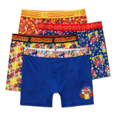 Sonic the Hedgehog Boys 4 Pair Boxer Briefs - Big Kid