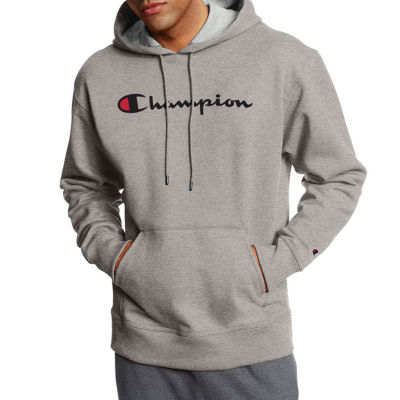 Champion script long sleeve mens clearance hoodie