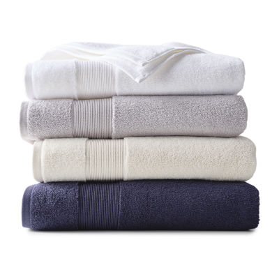 Loom + Forge Modern Turkish Cotton Bath Towel, Color: Cement - JCPenney