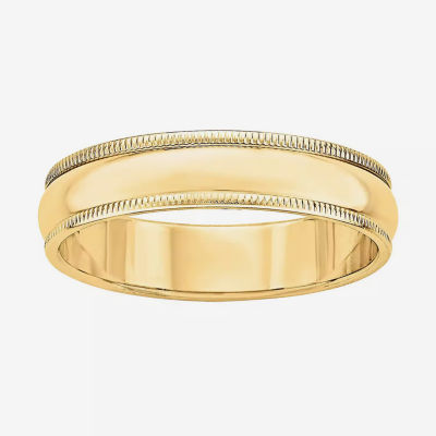 Mens 5MM 14K Gold Wedding Band - JCPenney