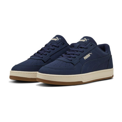 PUMA Caven 2.0 Buck Mens Sneakers, Color: Navy Alpine Snow - JCPenney