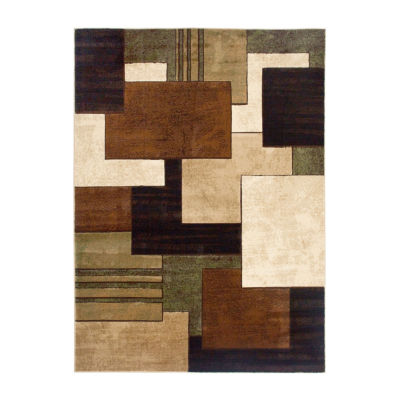 Home Dynamix Tribeca Slade Area Rug Brown/Gray, 3 Piece Set