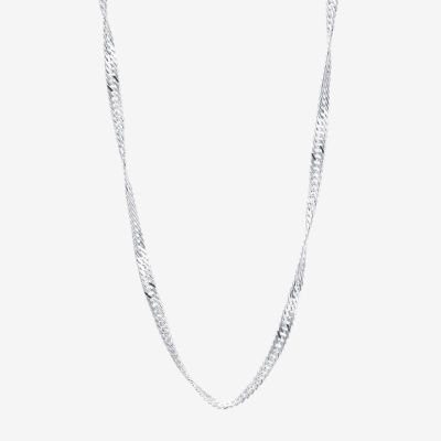 ブレスレット LESS IS MORE silver necklace 001 Double Meteorite Silver Adjustable Necklace | APM Monaco