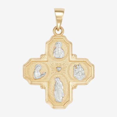 14k gold 4 way shop cross