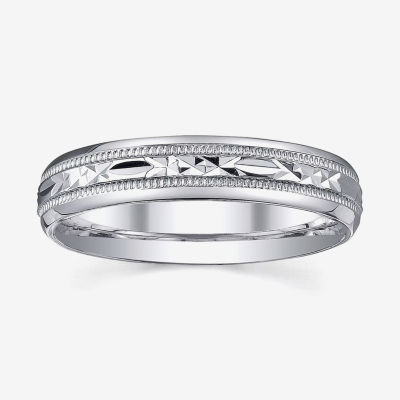 Mens 6mm Sterling Silver Wedding Band | 14 1/2 | Rings Bands