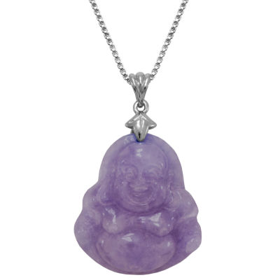 Purple jade elephant on sale pendant