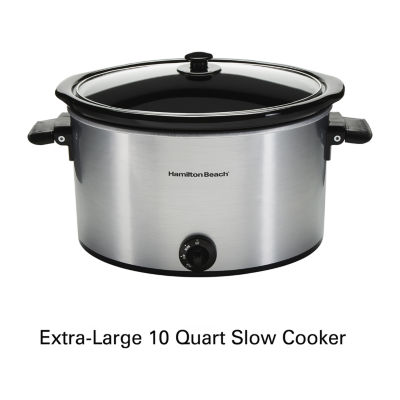 Hamilton Beach 33195 Extra-Large Stay or Go Slow Cooker, 10 Quart