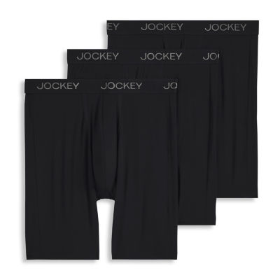 Jockey Chafe Proof Pouch Ultra Soft Modal Long Leg Mens 3 Pack Long Leg