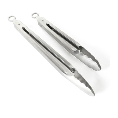 Cuisinart 2pc Tong Set: 7 and 9 Stainless Steel Tongs