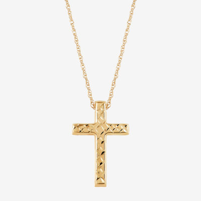 Gold cross deals chain womens