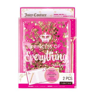 Juicy Couture Princess of Everything Glitter Journal & Pen Set - JCPenney