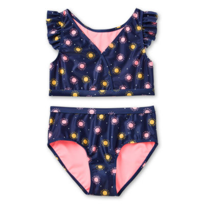 Thereabouts Little Big Girls Bikini Set