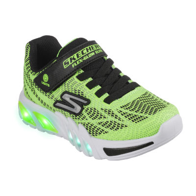 Skechers Glow Elite Vorlo Little Boys Sneakers, Color: Lime Black - JCPenney