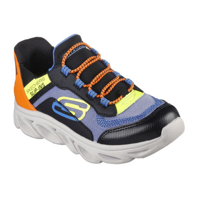 Skechers Flex Boys Little JCPenney Blue Sneakers, Color: Hands Multi Slip-Ins Free - Glide