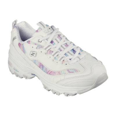 Onlooker drifting graphic Skechers D'Lites Whimsical Dreams Womens Walking Shoes, Color: White Multi  - JCPenney