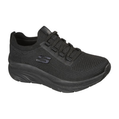 Skechers Womens Dlx Walk Slip Work Shoes, Color: Black - JCPenney