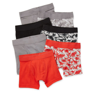 Okie Dokie Toddler Boys 7 Pack Boxer Briefs, Color: Dino Pack
