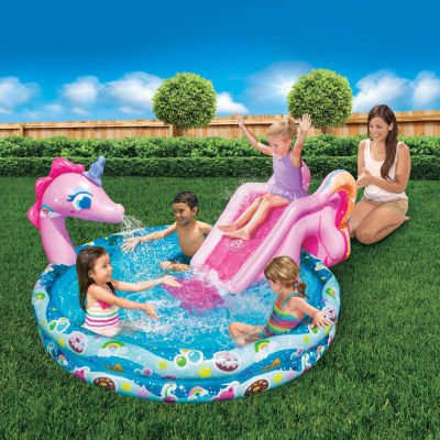 Intex unicorn best sale paddling pool