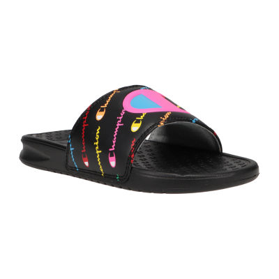 Women's champion clearance slides black