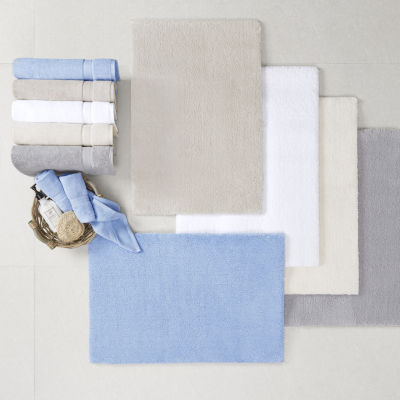 Marshmallow Bath Rug - Navy - Madison Park Signature