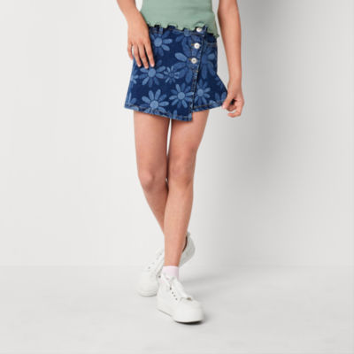 Midi jean shop skirt jcpenney