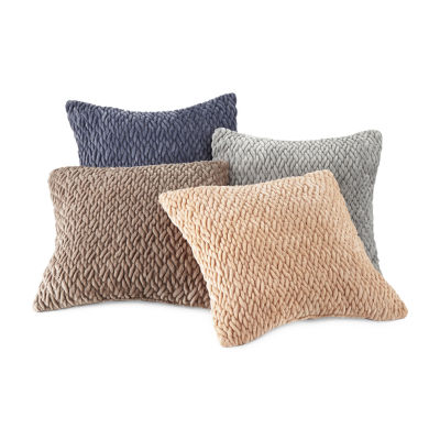 Loom   Forge Faux Mink Diamond Square Throw Pillow - JCPenney