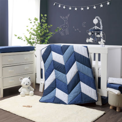 Navy blue hotsell crib bedding