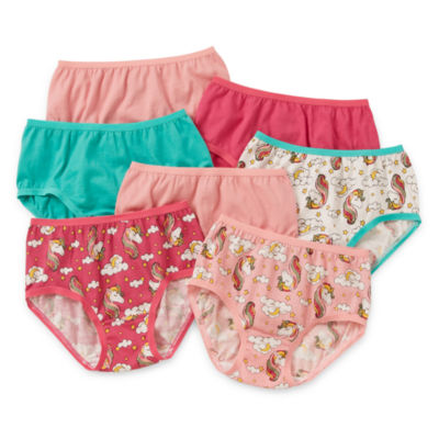 Okie Dokie Toddler Girls 7 Pack Brief Panty, Color: Unicorn - JCPenney