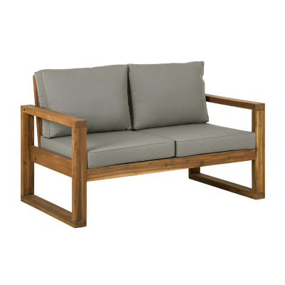 Kaufmann wood patio deals loveseat