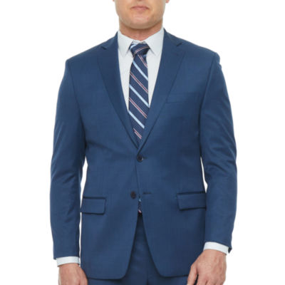 Collection By Michael Strahan Mens Slim Fit Suit Jacket, Color: Blue -  JCPenney