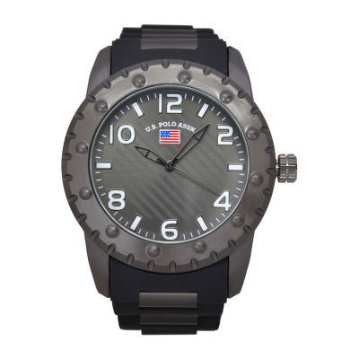 Us polo assn hot sale watch black