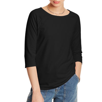 selv offentlig høg Hanes Womens Round Neck 3/4 Sleeve T-Shirt - JCPenney