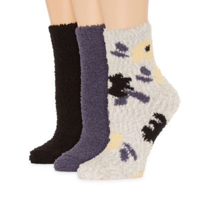 5 Pack Women Girls Fuzzy Fluffy Socks Cabin Soft Warm Slipper Crew Cute Cozy Socks 