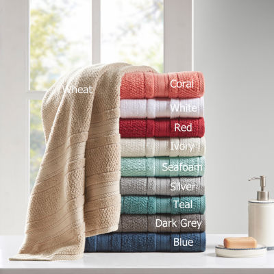 Madison Park Signature Turkish Oversized Cotton Solid 6-pc. Solid Bath Towel  Set - JCPenney