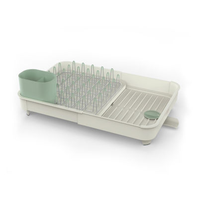 Home Expressions Collapsible Dish Rack, Color: White Gray - JCPenney