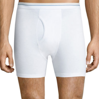 Jockey Mens Classic Midway Y-Front fly Opening Long Boxer Brief Trunk upto 44" 