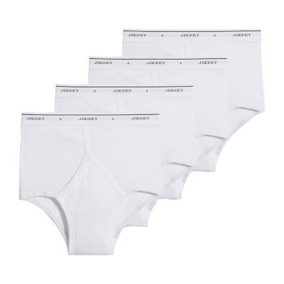 Jockey Mens Cotton Full-Rise Brief 4-Pack : : Clothing, Shoes &  Accessories