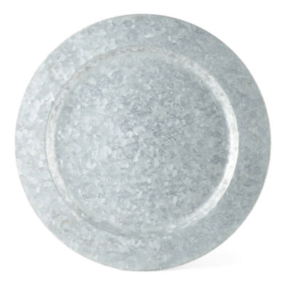 Galvanized metal dinner plates hot sale