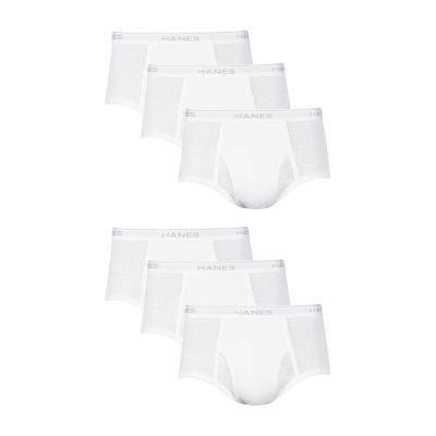 Hanes Ultimate Men's Classics White ComfortSoft Cotton Briefs - 7