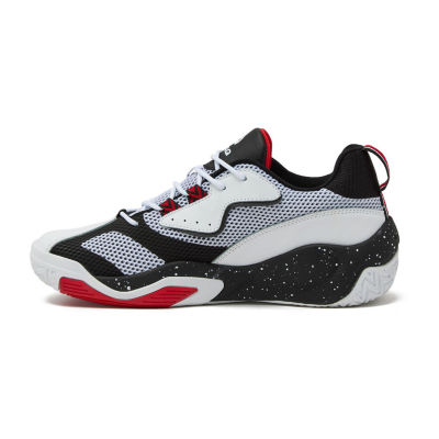 SHAQ™ Phazer Mens Basketball Shoes, Color: White Black Red - JCPenney