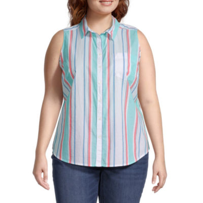 jcpenney womens plus tops