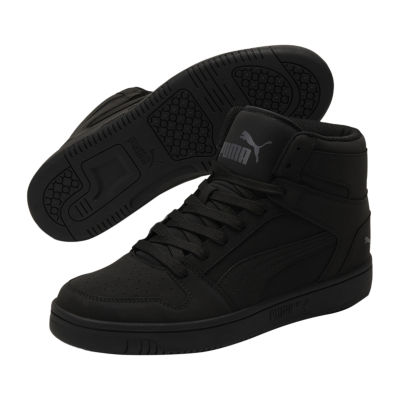 Solid black best sale puma shoes