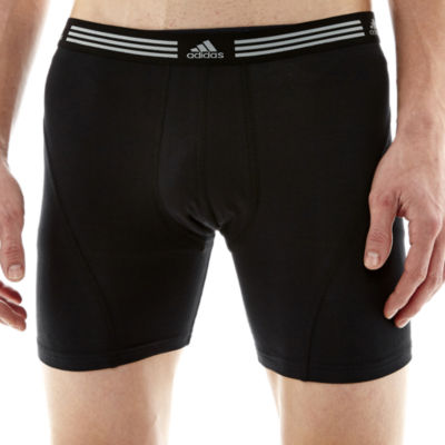 adidas® 2-pk. Athletic Stretch climalite® Boxer Briefs, Color: Black Black  - JCPenney