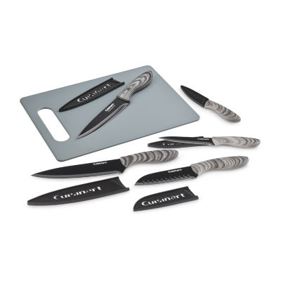 Cuisinart Classic 4pc Stainless Steel Utility Paring Knife Set with Blade  Guards Silver